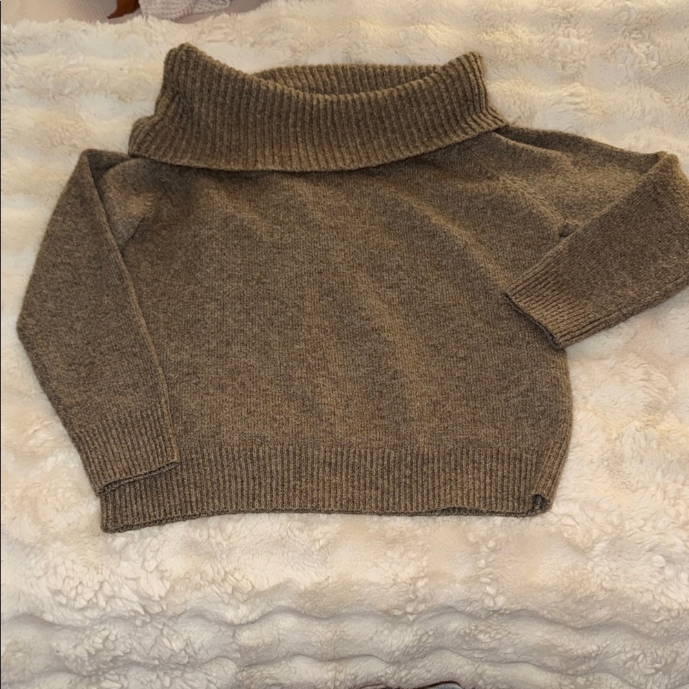 Amazon Brown Cowl Neck Women's Sweater